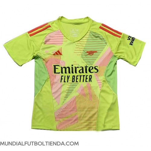 Camiseta Arsenal Portero Primera Equipación Replica 2024-25 mangas cortas